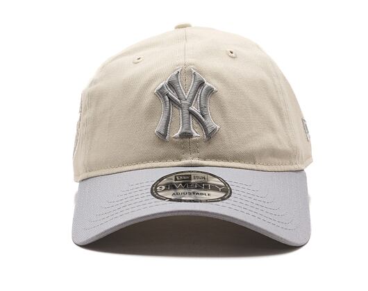 Kšiltovka New Era - MLB World Series 9TWENTY - NY Yankees - Ivory / Grey