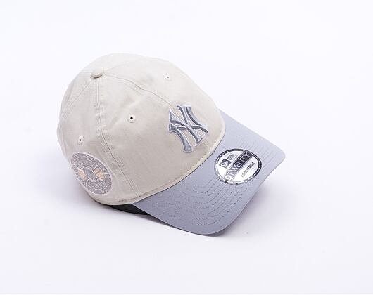 Kšiltovka New Era - MLB World Series 9TWENTY - NY Yankees - Ivory / Grey