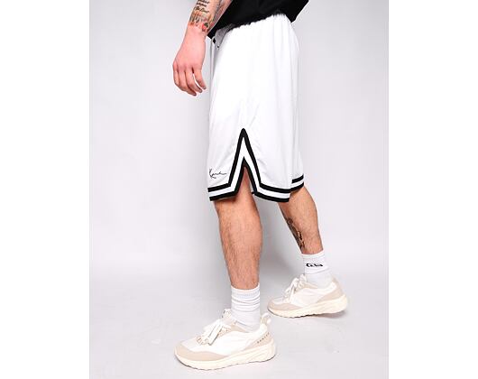 Kraťasy Karl Kani - Signature Mesh Shorts - White/Black