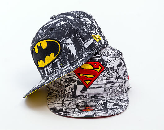 Dětská Kšiltovka New Era - WARNER BROS DC Print 9FIFTY - Batman - Yellow / Black