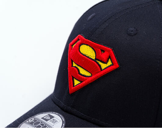 Dětská Kšiltovka New Era - WARNER BROS DC Print 9FORTY - Superman - Navy