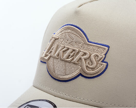 Kšiltovka New Era - NBA Tonal Outline 9FORTY A-Frame - LA Lakers - Stone / Purple