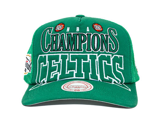 Kšiltovka Mitchell & Ness - NBA Big Champ Trucker - Boston Celtics - Green