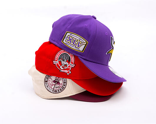 Kšiltovka New Era - NFL Anniversary Patch 9SEVENTY Stretch-Snap - Minnesota Vikings - Purple