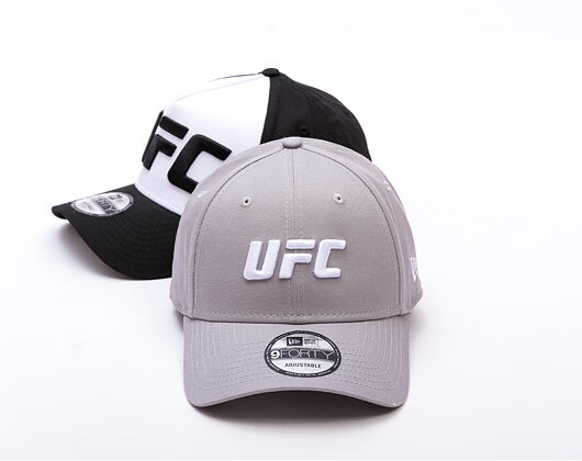 Kšiltovka New Era - UFC MMA Core 9FORTY - Grey / White
