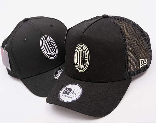 Kšiltovka New Era - Seasonal 9FORTY Trucker - AC Milan - Black