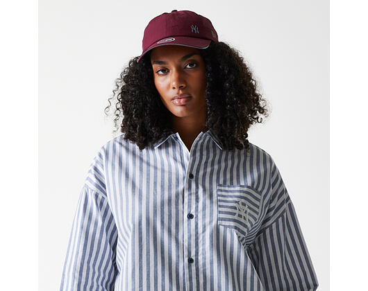 Dámské Košile New Era - MLB Stripe Shirt - NY Yankees - Muted Indigo