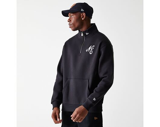 Mikina New Era - Lifestyle Quarter Zip - Black