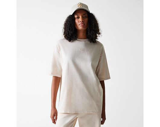 Triko New Era - Oversized Flag Tech Tee - Cream