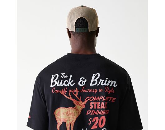 Triko New Era - Wild Graphic Tee - Black