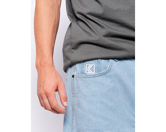 Džíny Karl Kani - KK Retro Baggy Workwear Denim light blue