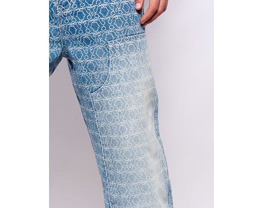 Džíny Karl Kani - Og K Aop Carpenter Straight Leg Jeans Blue