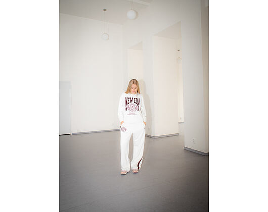 Dámské tepláky New Era - Crest Sweatpants - Heather Grey