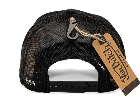 Kšiltovka Von Dutch - Trucker - MC Logo - Black/Black