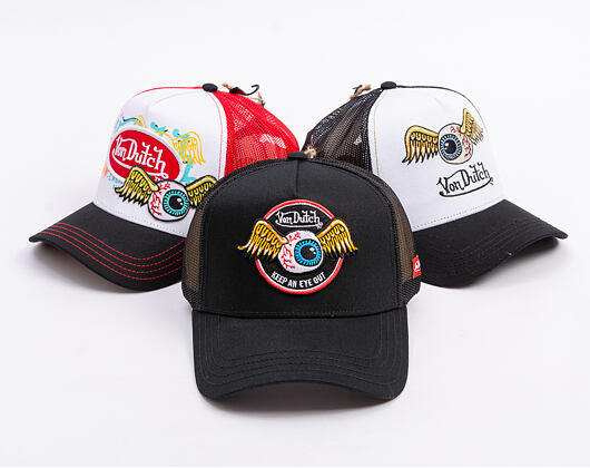 Kšiltovka Von Dutch - Trucker - Eye Out - Black