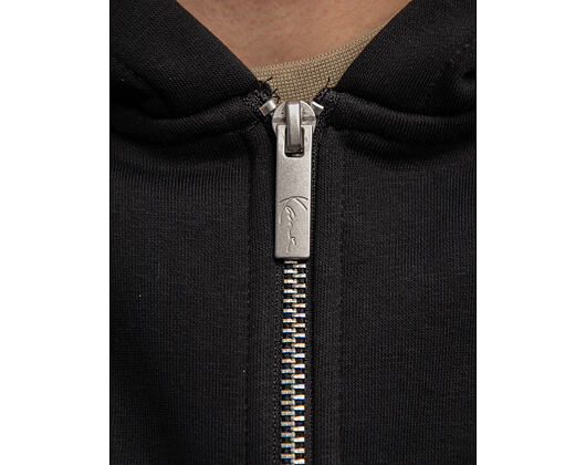 Mikina Karl Kani - Chest Signature Essential Oversized Zip Hoodie - Black