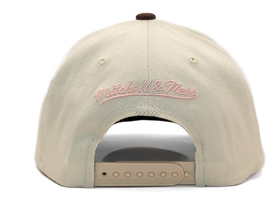 Kšiltovka Mitchell & Ness - Blush Sand Classic Red - Milwaukee Bucks - Sand/Brown