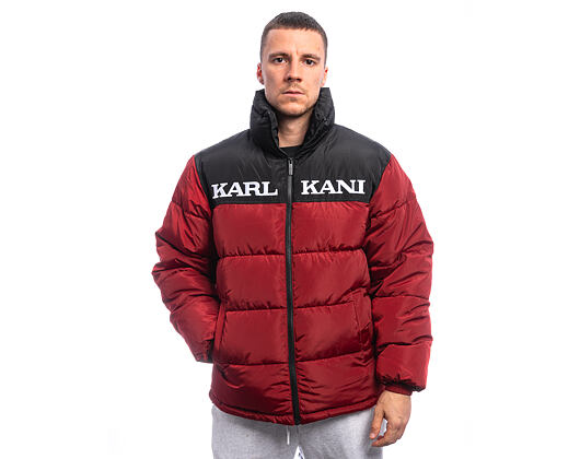 Péřová Bunda Karl Kani - Retro Essential Puffer Jacket - Red