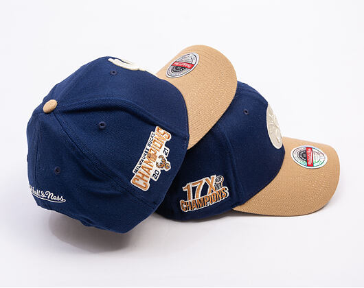 Kšiltovka Mitchell & Ness - Sand Storm Classic Red - Boston Celtics - Navy/Sand