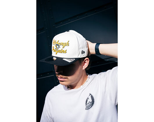 New Era - NHL Chainstitch 9FIFTY A-Frame - Pittsburgh Penguins - Chrome White