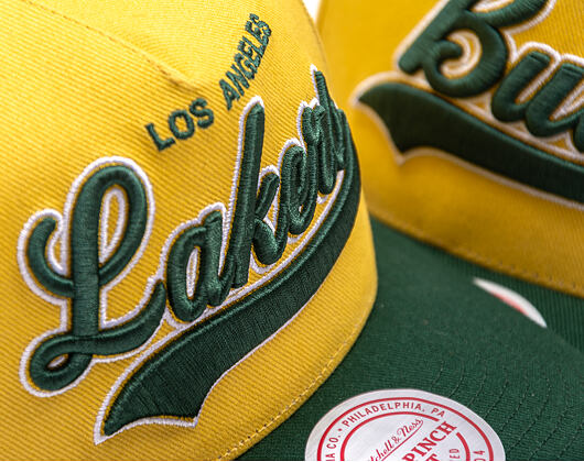Kšiltovka Mitchell & Ness - Harvest Gold Pro Crown - Los Angeles Lakers - Gold/Green