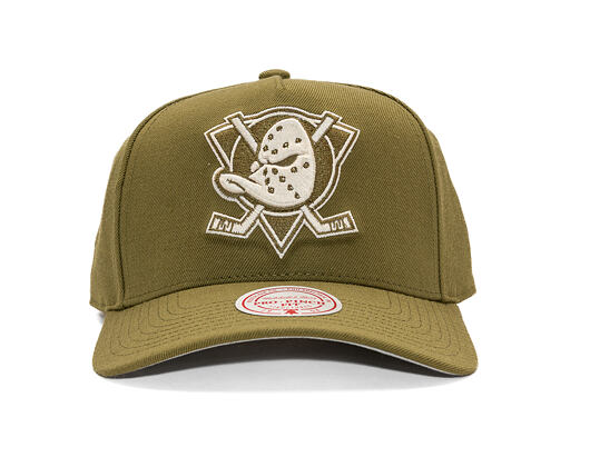 Kšiltovka Mitchell & Ness - NHL Fashion Basic Pro Vntg - Anaheim Ducks - Olive