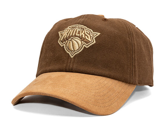 Kšiltovka Mitchell & Ness - NBA Lux Chain Strapback - New York Knicks - Brown