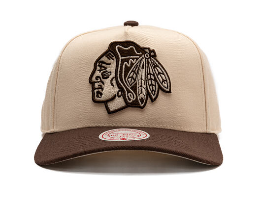 Kšiltovka Mitchell & Ness - NHL Fashion Basic 2T Pro Vntg - Chicago Blackhawks - Cream
