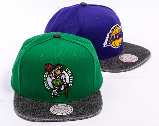 Kšiltovka Mitchell & Ness - NBA Denim Patchwork - Boston Celtics - Green