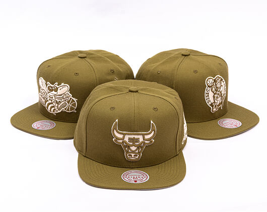 Cap Mitchell & Ness - NBA Fashion Basic Snapback - Chicago Bulls - Olive