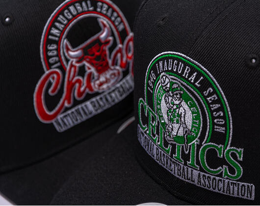 Cap Mitchell & Ness - NBA Inaugural Team Pro Crown - Boston Celtics - Black