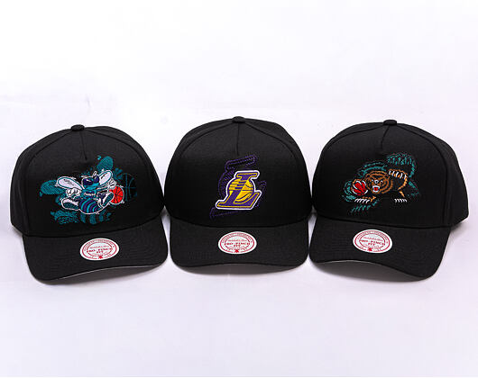 Cap Mitchell & Ness - NBA Tilted Pro Snapback Hwc - Vancouver Grizzlies - Black
