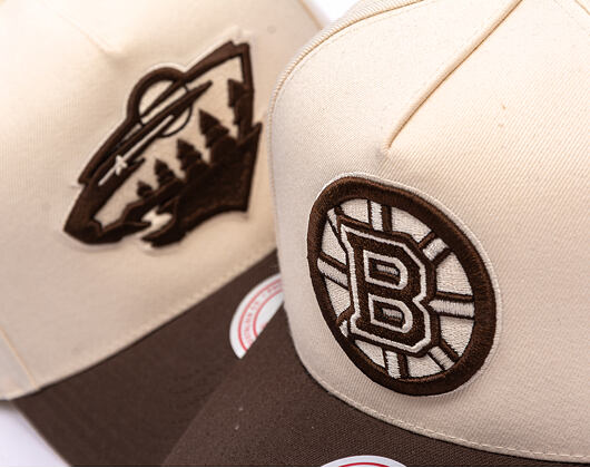 Kšiltovka Mitchell & Ness - NHL Fashion Basic 2T Pro Vntg - Boston Bruins - Cream