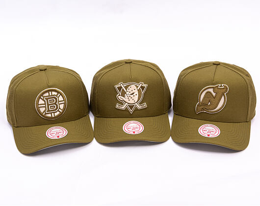 Kšiltovka Mitchell & Ness - NHL Fashion Basic Pro - New Jersey Devils - Olive