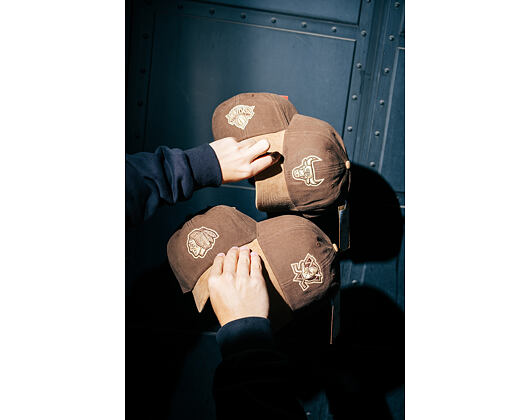 Kšiltovka Mitchell & Ness - NHL Lux Chain Vntg - Anaheim Ducks - Brown