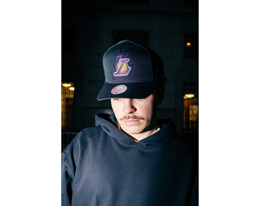 Cap Mitchell & Ness - NBA Tilted Pro Snapback - Los Angeles Lakers - Black