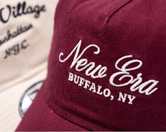 Womens Cap New Era - Branded Womens A-Frame 9TWENTY - Burgundy / Cream