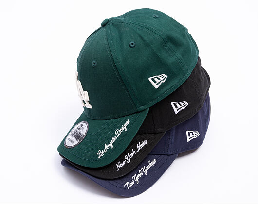 Cap New Era - MLB Visor Script 9FORTY - NY Mets - Black