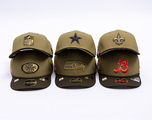 Cap New Era - NFL25 "Salute to Service" - 9SEVENTY Stretch-Snap - New Orleans Saints 