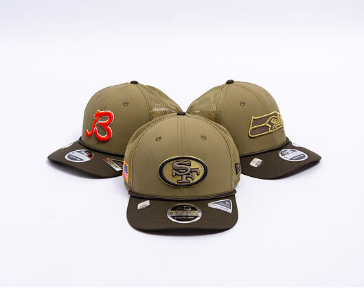 Cap New Era - NFL25 "Salute to Service" - 9SEVENTY Stretch-Snap - San Francisco 49ers 