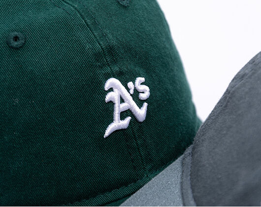 Cap New Era - MLB Washed Mini Logo 9TWENTY - Oakland Athletics - Dark Green
