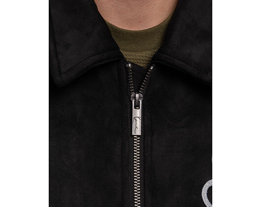 Jacket Karl Kani - Legacy Faux Suede Bowling Jacket - Black
