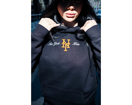 Sweatshirt New Era - MLB Graphic Oversized Hoody - NY Mets - Black