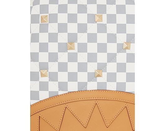 Sprayground Cream Henny Quilt Puff Backpack