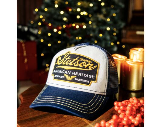 Stetson Amarican Heritage 7751103 27 Navy/White Cap