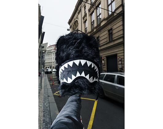 Sprayground Fur Cray Black Backpack