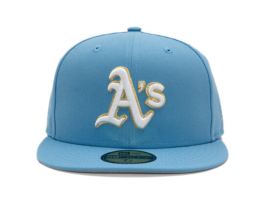 New Era - MLB Seasonal 59FIFTY - Oakland Athletics - Sky Blue / Pink UV