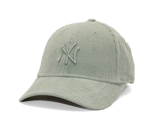 Womens Cap New Era - MLB Pastel Cord 9FORTY M-CROWN - NY Yankees - Pastel Green