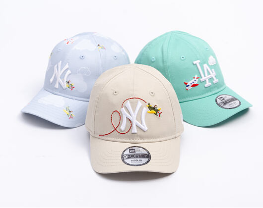 Kids Cap New Era - MLB Plane Icon 9FORTY - NY Yankees - Stone