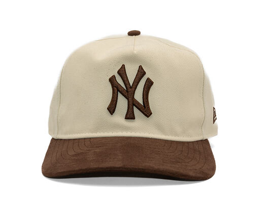Cap New Era - MLB Suede Visor 9FIFTY A-Frame - NY Yankees - Cream